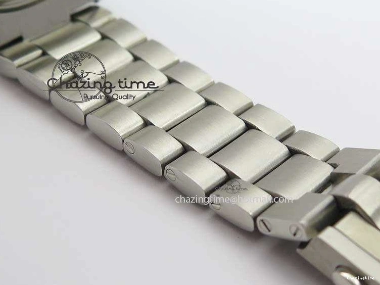 0413 Sustainable Planet Ocean Master Chronometer Chrono SS OM 1:1 Best Edition Black Dial On SS Bracelet A 8179